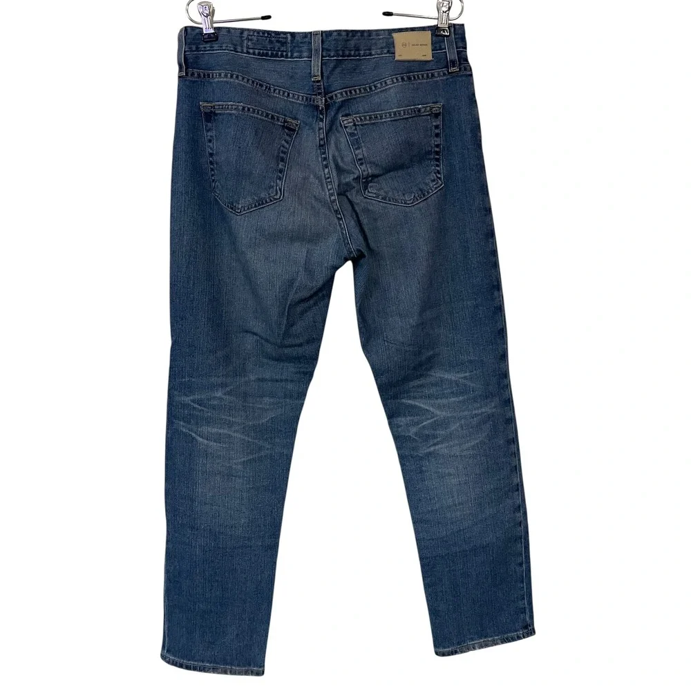 AG Adriano Goldschmied Ex Boyfriend Slouchy Slim Distressed Ankle Jeans Size 28R